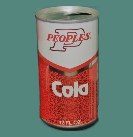 Can of Peoples brand cola