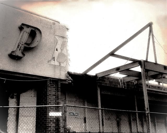 Demolished Peoples Drug store at Greenbriar Shopping Center